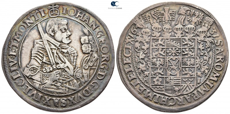 Germany. Dresden. Johann Georg AD 1611-1656.
Reichstaler AR 1631

46 mm., 28,...