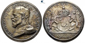 Germany. Bayernthaler. Ludwig III AD 1914-1918. Silvered-brass box medal