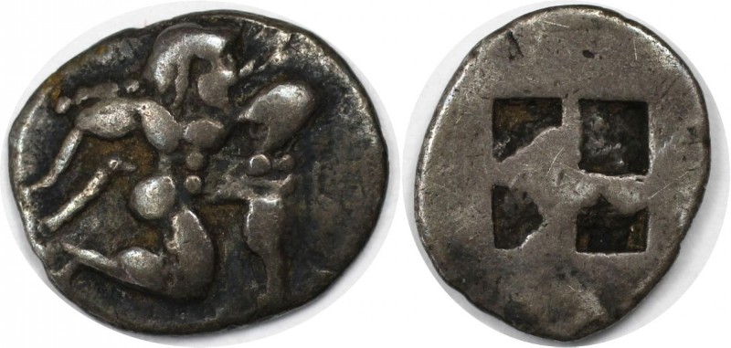 Obol 500 v. Chr 
Griechische Münzen, THRACIA. THASOS (?). Obol (?) gegen 500 v....