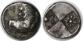 Tetrobol 480 - 350 v. Chr 
Griechische Münzen, THRAKIEN, THRAKISCHE CHERSONES. Tetrobol 480 - 350 v. Chr, Silber. 2.3 g. Sehr schön-vorzüglich