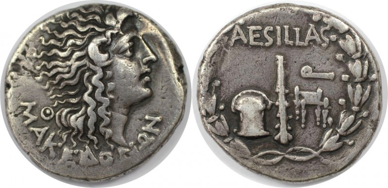 Tetradrachme 93 - 87 v. Chr 
Griechische Münzen, MACEDONIA. MAKEDONIEN UNTER DE...