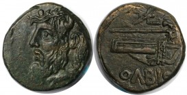 Bronze 330 - 300 v. Chr 
Griechische Münzen, BOSPORUS. SCYTHIA: Olbia. Bronze (12.39 g. 24 mm) ca. 330 - 300 v. Chr, Vorzüglich