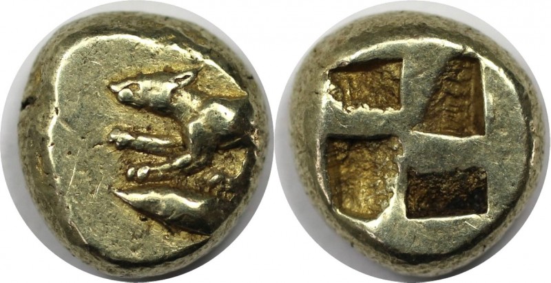 EL Hekte 500 - 475 v. Chr 
Griechische Münzen, MYSIA. Kyzikos EL Hekte, circa 5...
