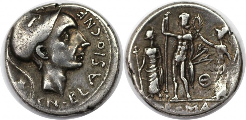 Denar 112 oder 111 v. Chr 
Römische Münzen, MÜNZEN DER RÖMISCHEN REPUBLIKREPUBL...