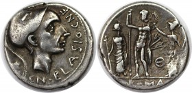 Denar 112 oder 111 v. Chr 
Römische Münzen, MÜNZEN DER RÖMISCHEN REPUBLIKREPUBLIK NACH 211 V. CHR. Cn. Cornelius Blasio, 112 oder 111 v. Chr. Denar (...