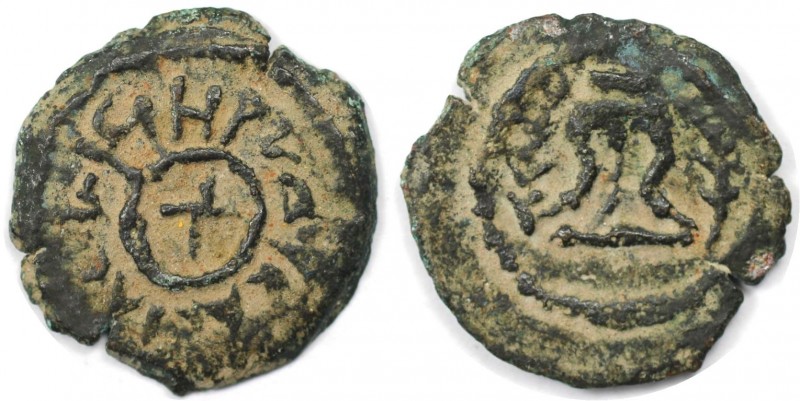 AE 2 Prutah 40 - 4 v. Chr 
Römische Münzen, IMPERATORISCHE PRÄGUNGEN. PALÄSTINA...