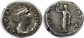 Denar 140 n. Chr 
Römische Münzen, MÜNZEN DER RÖMISCHEN KAISERZEIT. Diva Faustina maior, ab 140 n. Chr. Denar (3,23g.), Mzst. Rom. Vs.: DIVA FAVSTINA...