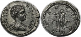 Denar 200 - 202 n. Chr 
Römische Münzen, MÜNZEN DER RÖMISCHEN KAISERZEIT. Geta Caesar (198-209). Denar (3,54g), 200-202 n. Chr. Mzst. Rom. Av.: P SEP...