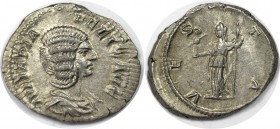 Denar 213 n. Chr 
Römische Münzen, MÜNZEN DER RÖMISCHEN KAISERZEIT. Iulia Domna, 193-217 n. Chr. Denar (3,55g). 213 n. Chr. Mzst. Rom. Vs.: IVLIA PIA...