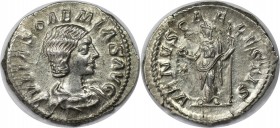 Denar 218 - 222 n. Chr 
Römische Münzen, MÜNZEN DER RÖMISCHEN KAISERZEIT. Iulia Soaemias, 218-222 n. Chr. Denar (2,91g). Mzst. Rom. Vs.: IVLIA SOAEMI...