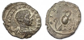 Denar 221 - 222 n. Chr 
Römische Münzen, MÜNZEN DER RÖMISCHEN KAISERZEIT. Severus Alexander als Caesar, 221 - 222 n. Chr. Denar (2,22g). Mzst. Rom. V...