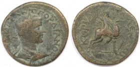 AE Großbronze 238 - 244 n.Chr 
Römische Münzen, MÜNZEN DER RÖMISCHEN KAISERZEIT. RÖMISCHE PROVINZIALPRÄGUNGEN. LYCIA. KORYDALLA. Gordian III., 238 - ...