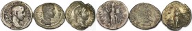 Lot von 3 Münzen 222 - 235 n. Chr 
Römische Münzen, Lots und Sammlungen römischer Münzen. RÖMISCHEN KAISERZEIT. Alexander Severus, 222-235 n. Chr, Lo...