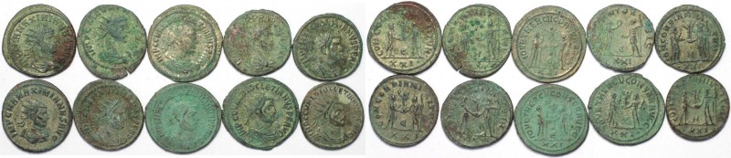 Lot von 10 Münzen 284 - 305 n. Chr 
Römische Münzen, Lots und Sammlungen römisc...
