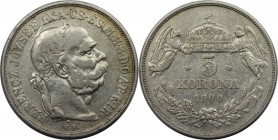 5 Korona 1900 KB
RDR – Habsburg – Österreich, KAISERREICH ÖSTERREICH. Österreich-Ungarn. Franz Joseph I. 5 Korona 1900 KB, Silber. KM 488. Sehr schön...