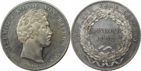 Geschichtstaler 1834 
Altdeutsche Münzen und Medaillen, BAYERN / BAVARIA. Ludwig I. (1825-1848). Landtag. Geschichtstaler 1834, Silber. AKS 130. Vorz...