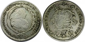 20 Kreuzer 1765 GM
Altdeutsche Münzen und Medaillen, TRIER. ERZBISTUM, Johann Philipp von Walderdorf (1756-1768). 20 Kreuzer 1765 GM. KM 294. Fast Se...