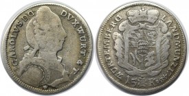 15 Kreuzer 1748 
Altdeutsche Münzen und Medaillen, WÜRTTEMBERG. Karl Eugen (1744-1793). 15 Kreuzer 1748. Klein/Raff 277. Schön