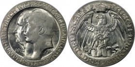 3 Mark 1910 
Deutsche Münzen und Medaillen ab 1871, REICHSSILBERMÜNZEN, Preußen, Wilhelm II. (1888-1918). 3 Mark 1910, Universität Berlin Jahrhundert...