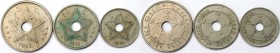Lot von 3 Münzen 1911 
Europäische Münzen und Medaillen, Belgien / Belgium, Lots und Sammlungen. 5,10,20 Centimes 1911, KM 17,18,19, Lot von 3 Münzen...