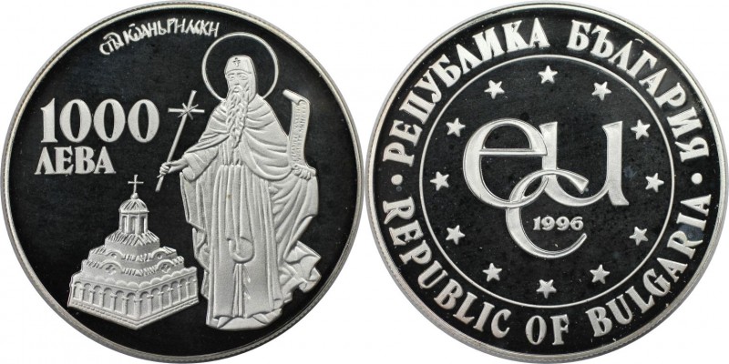 1000 Leva 1996 
Europäische Münzen und Medaillen, Bulgarien / Bulgaria. St. Iva...