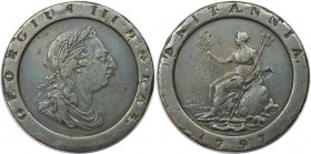 2 Pence 1797 
Europäische Münzen und Medaillen, Großbritannien / Vereinigtes Königreich / UK / United Kingdom. George III. (1760-1820). 2 Pence 1797....