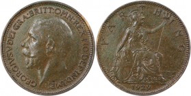 Farthing 1929 
Europäische Münzen und Medaillen, Großbritannien / Vereinigtes Königreich / UK / United Kingdom. George V. (1910-1936). Farthing 1929,...