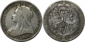 Florin 1900 
Europäische Münzen und Medaillen, Großbritannien / Vereinigtes Königreich / UK / United Kingdom. Victoria (1837-1910). Florin 1900, Silb...