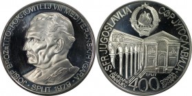 400 Dinara 1978 
Europäische Münzen und Medaillen, Jugoslawien. VIII. Mittelmeerspiele. 400 Dinara 1978, Silber. 0.4 OZ. KM 71. Polierte Platte