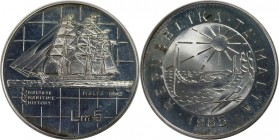 5 Liri 1985 
Europäische Münzen und Medaillen, Malta. 5 Liri 1985, Silber. 0.59 OZ. KM 72. Polierte Platte