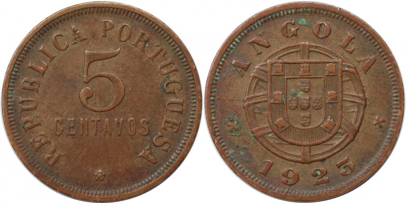 5 Centavos 1925 
Europäische Münzen und Medaillen, Portugal. PORTUGIESISCHE BES...