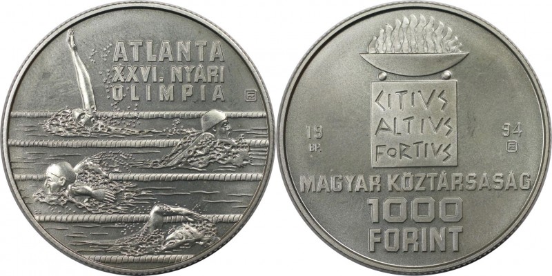 1000 Forint 1994 
Europäische Münzen und Medaillen, Ungarn / Hungary. 1000 Fori...