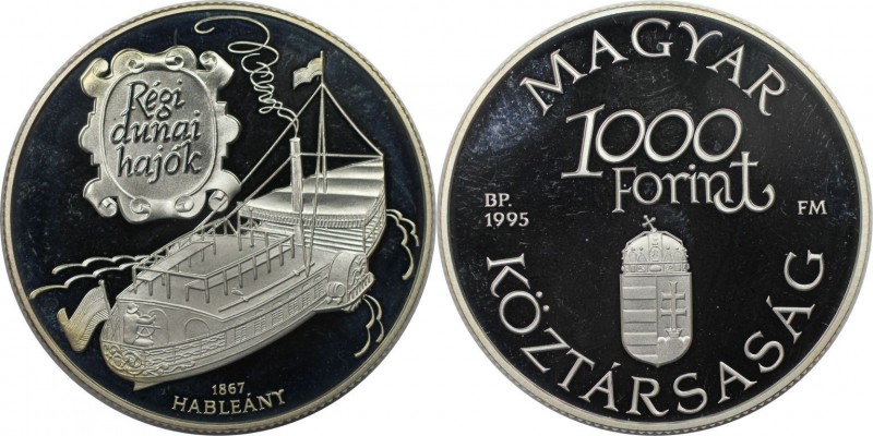 1000 Forint 1995 
Europäische Münzen und Medaillen, Ungarn / Hungary. 1000 Fori...