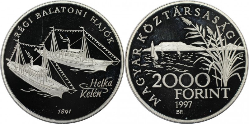2000 Forint 1997 
Europäische Münzen und Medaillen, Ungarn / Hungary. 2000 Fori...
