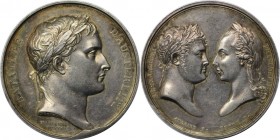 Silbermedaille 1805 
Russische Münzen und Medaillen, Alexander I. (1801-1825). Silbermedaille 1805. von B. Andrieu, auf Napoléons I. Sieg über Alexan...