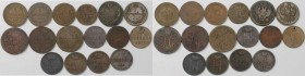 Lot von 16 Münzen 1818 - 1915 
Russische Münzen und Medaillen, Lots und Samllungen Russische Münzen und Medaillen. 1/2 Kopeke 1840 EM, 1/2 Kopeke 184...
