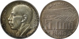 5000 Reis 1936 
Weltmünzen und Medaillen, Brasilien / Brazil. 5000 Reis 1936, Silber. 0.19 OZ. KM 543. Stempelglanz