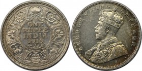 1 Rupee 1919 
Weltmünzen und Medaillen, Indien / India. Britisch Indien. George V. (1910-1936). 1 Rupee 1919, Silber. KM 524. Stempelglanz. Patina. B...
