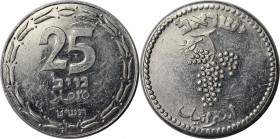 25 Mils 1949 
Weltmünzen und Medaillen, Israel. 25 Mils 1949, entsprechende Jahrgangsmünze. Aluminium. KM #8. Vorzüglich
