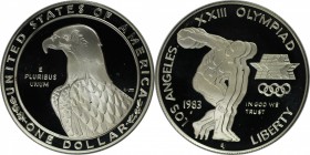 Dollar 1983 S
Weltmünzen und Medaillen, Vereinigte Staaten / USA / United States. XXIII. Olympische Sommerspiele 1984 in Los Angeles - Diskuswerfer. ...