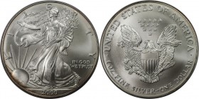 1 Dollar 2000 
Weltmünzen und Medaillen, Vereinigte Staaten / USA / United States. "American Silver Eagle". 1 Dollar 2000, Silber. 1 OZ. KM 273. Stem...