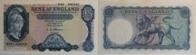 5 Pounds ND (1957 - 1961) 
Banknoten, Großbritannien / Great Britain. 5 Pounds ND (1957-1961). I