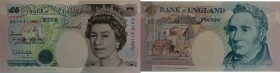 5 Pounds ND (1990 (1999-2002) 
Banknoten, Großbritannien / Great Britain. 5 Pounds ND (1990 (1999-2002). I