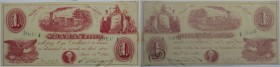 1 Dollar 1861 
Banknoten, USA / Vereinigte Staaten von Amerika, Obsolete Banknotes. Manchester, New Jersey. S. W. & W. A. Torrey. June 15, 1861. 1 Do...