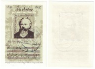 Block 69 1983 
Briefmarken / Postmarken, Deutschland / Germany. DDR. 1,15 Mark - 150. Geburtstag Johannes Brahms. Block 69 1983. ⊛