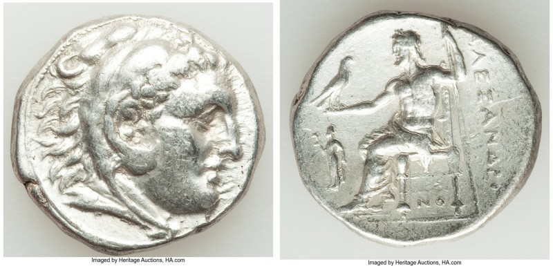 MACEDONIAN KINGDOM. Alexander III the Great (336-323 BC). AR tetradrachm (26mm, ...