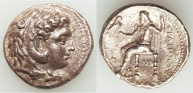 MACEDONIAN KINGDOM. Philip III Arrhidaeus (323-317 BC). AR tetradrachm (27mm, 16.99 gm, 12h). Choice XF. Babylon. Head of Heracles right, wearing lion...