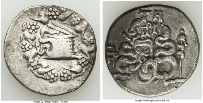 MYSIA. Pergamum. Under Roman Rule (ca. 133-67 BC). AR cistophorus (26mm, 12.13 g...