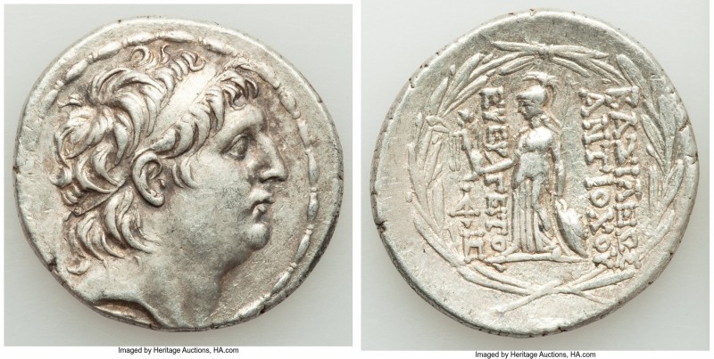 SELEUCID KINGDOM. Antiochus VII Euergetes (138-129 BC). AR tetradrachm (31mm, 16...