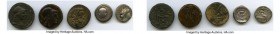 ANCIENT LOTS. Greek. Mixed. Ca. 4th-1st centuries BC. Lot of five (5) AR and AE issues. VF-XF. Includes: Attica, Athens, AE21 // Boeotia, Federal Coin...